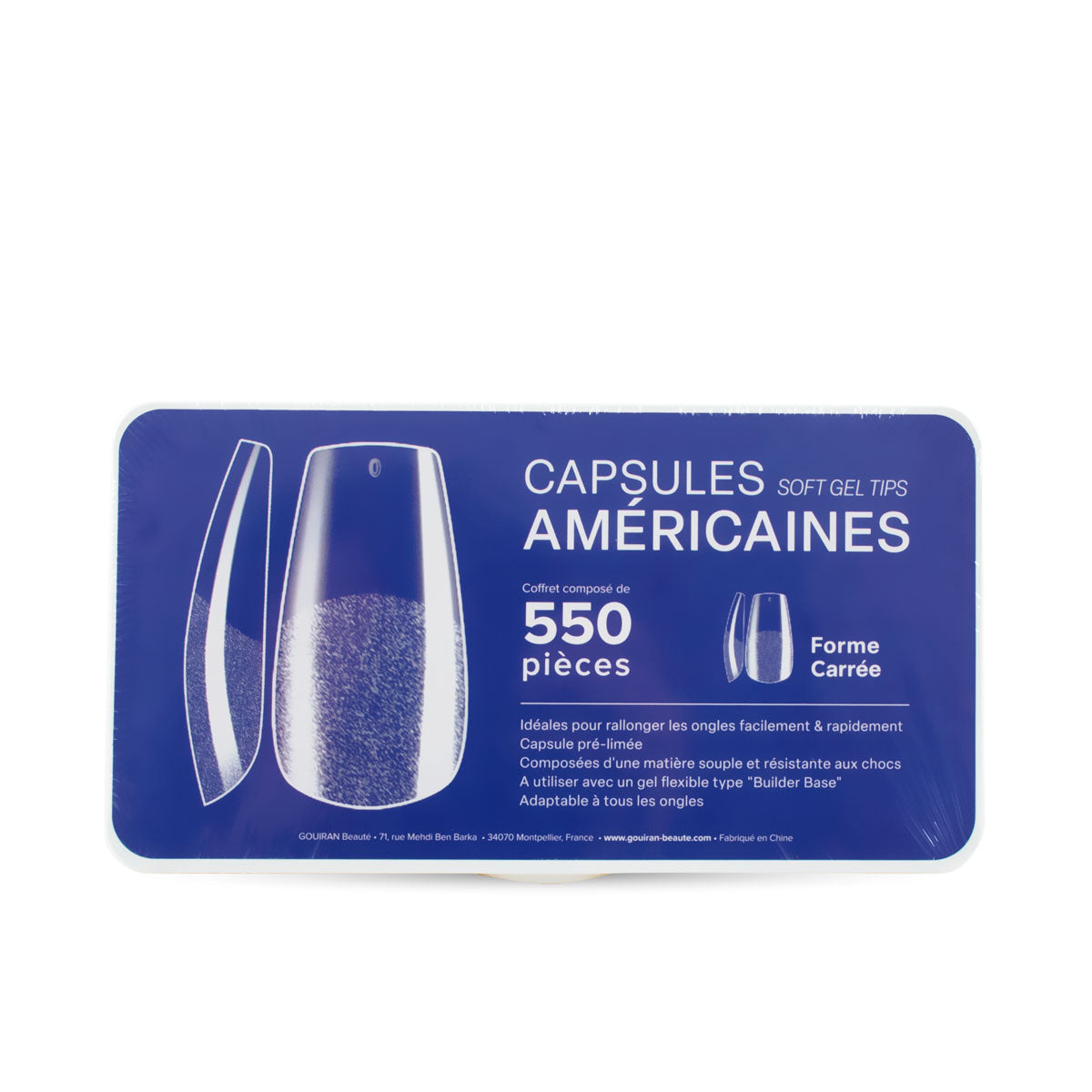 American Full Cover Nail Tips 550 pcs