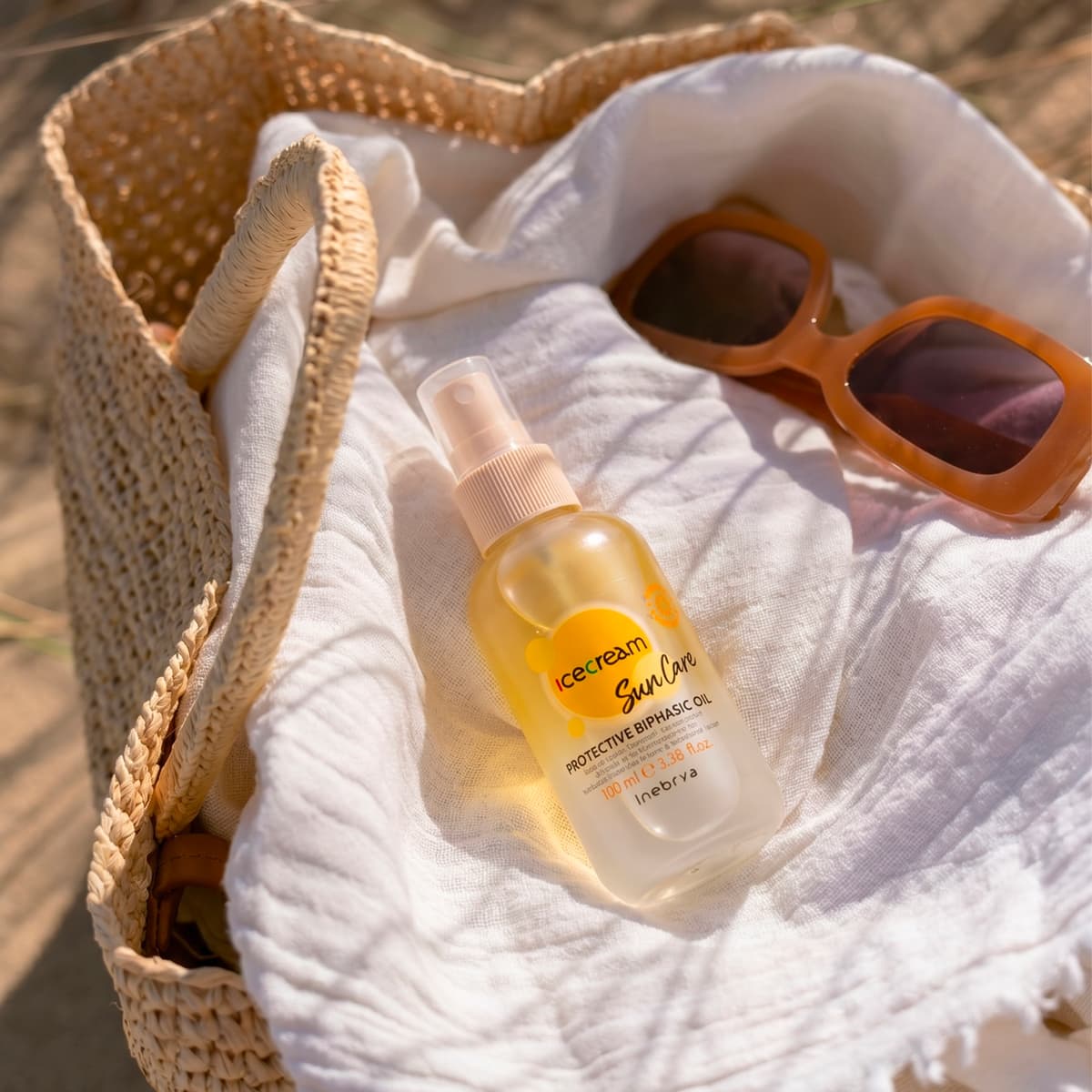 Sun Care Ice Cream Protective Two-Phase Oil