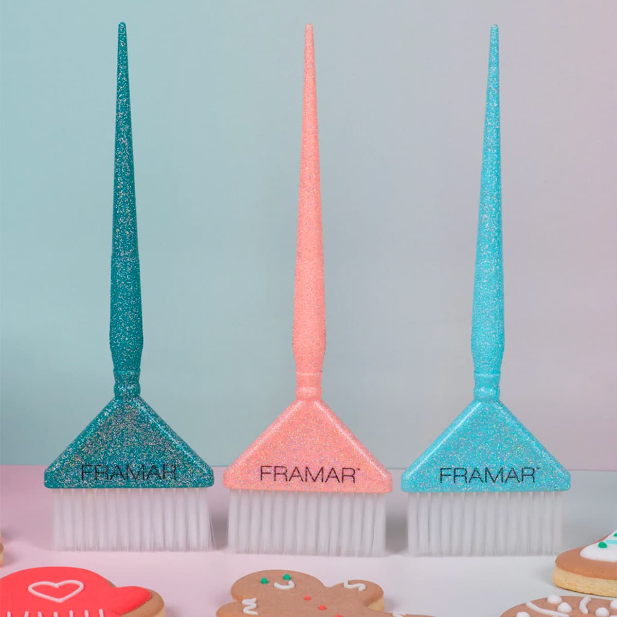 Cookie Cutter Hair Dye Brushes X3