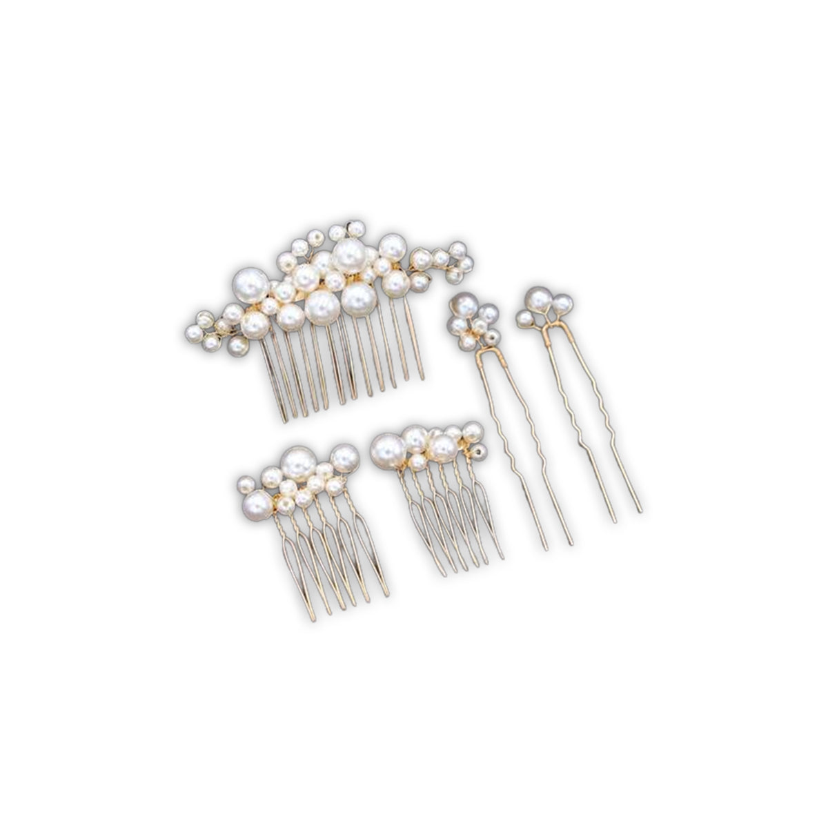 Set Accessoires Cheveux Mariée 5 pièces SOFIA