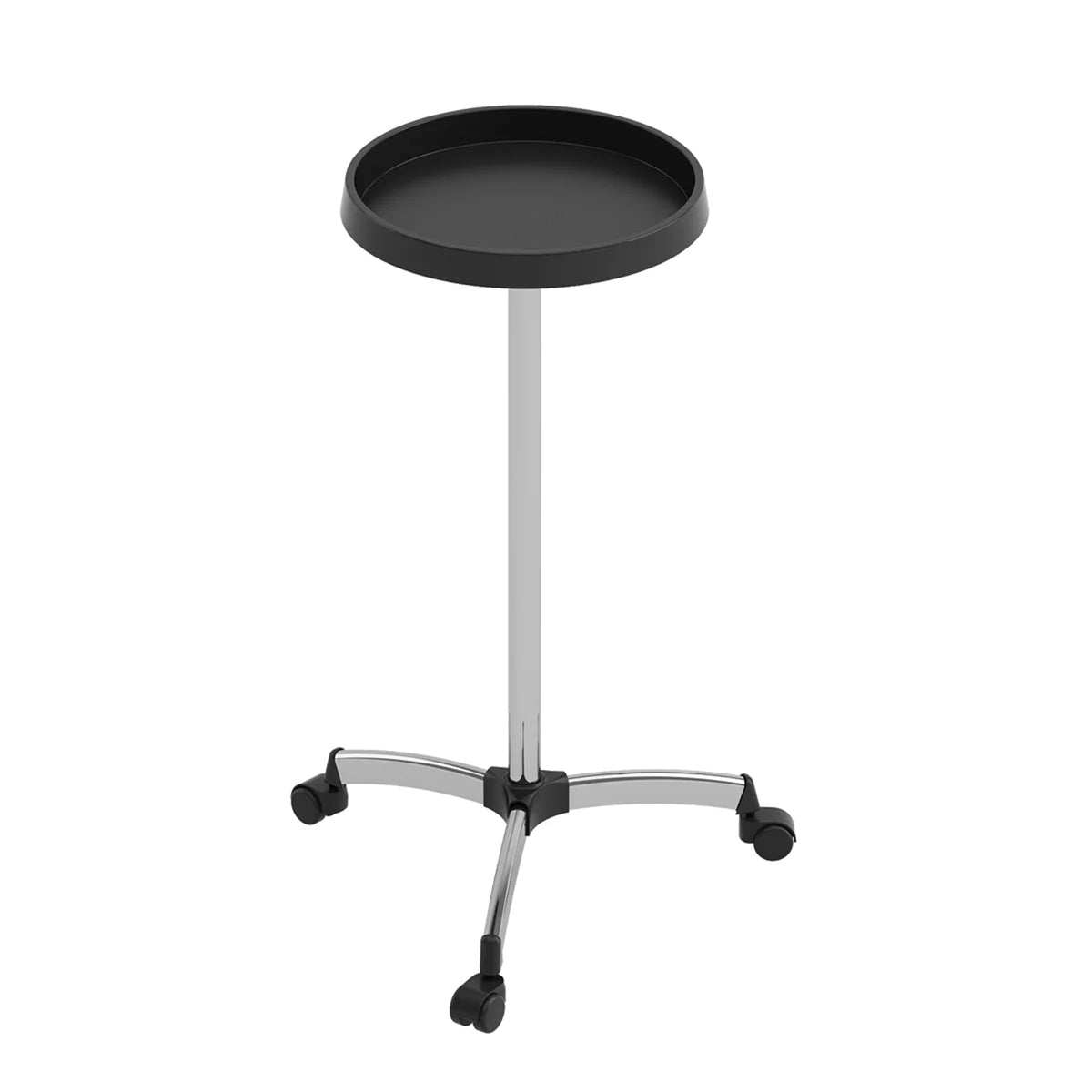 Table Coloration LAURA 1 Plateau Rond Noir