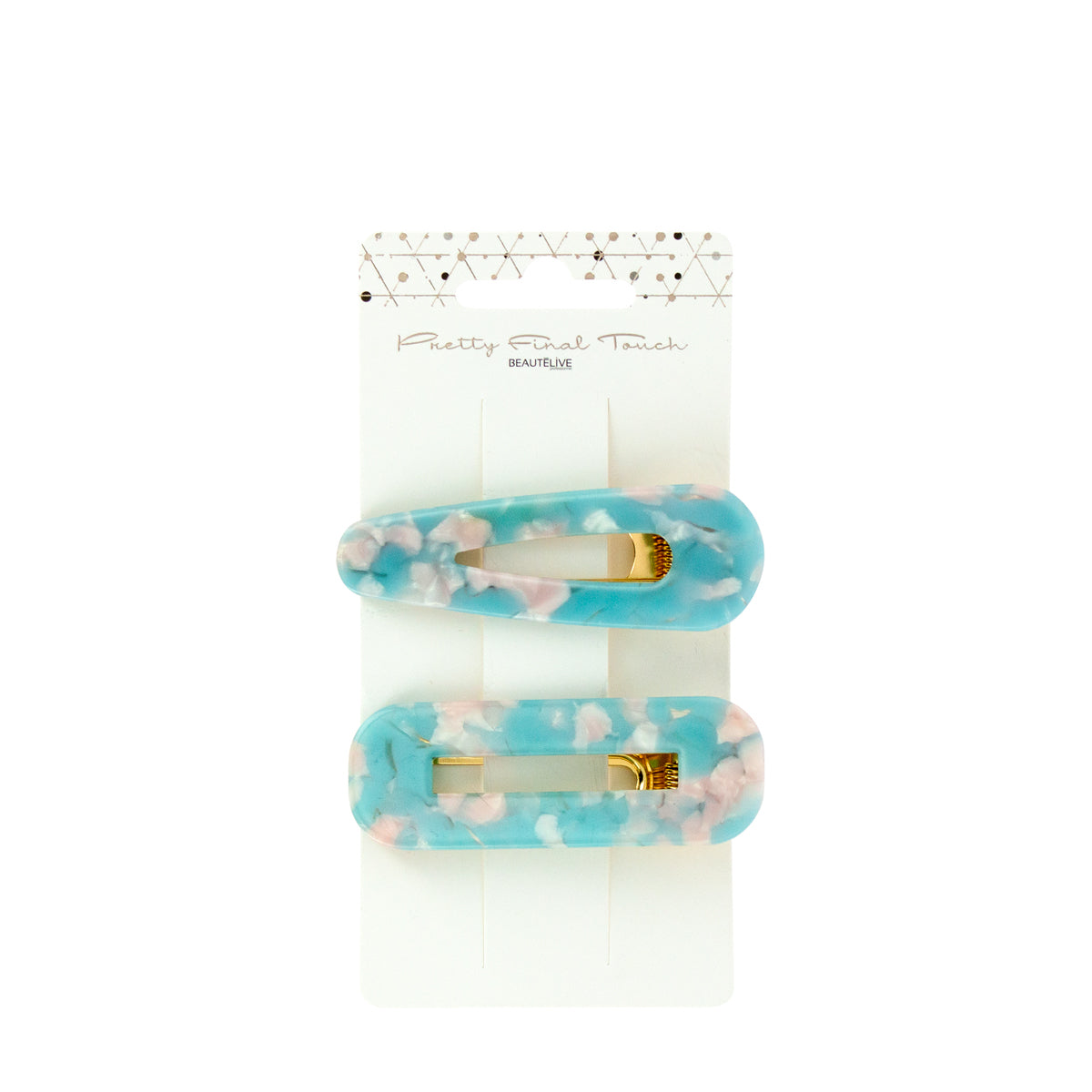 Barrette écaille x2