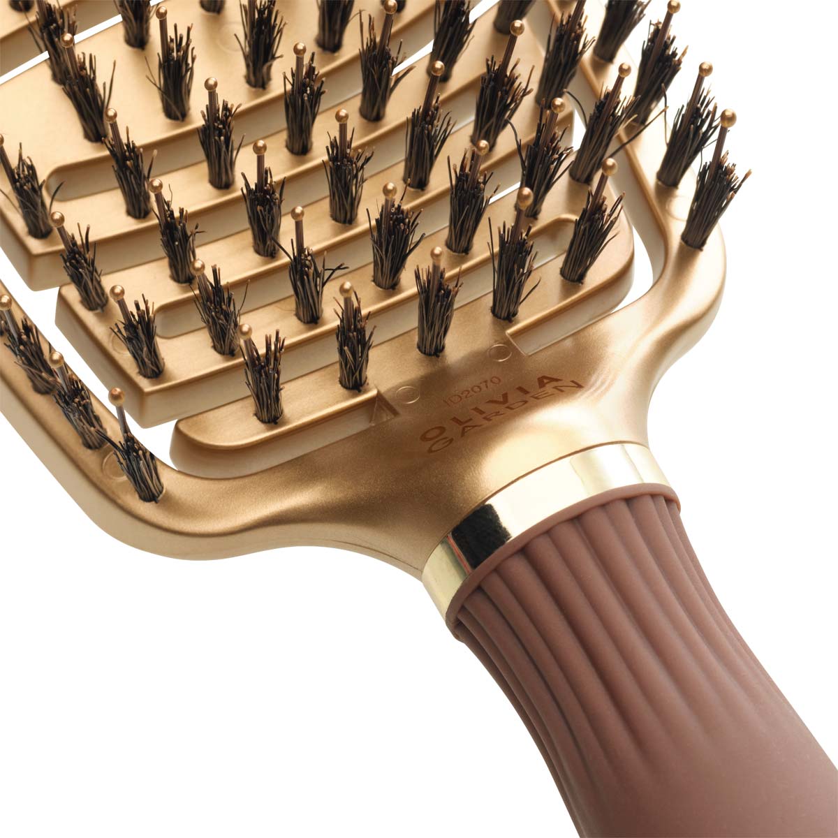 Brosse Expert Care Flex Gold & Brown Sanglier & Nylon