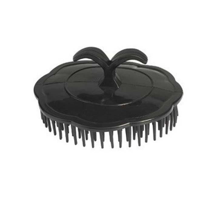 Flat round massage brush