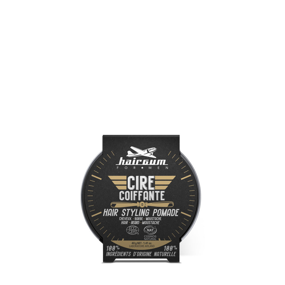 Cire Coiffante Barbe et Cheveux Hairgum For Men