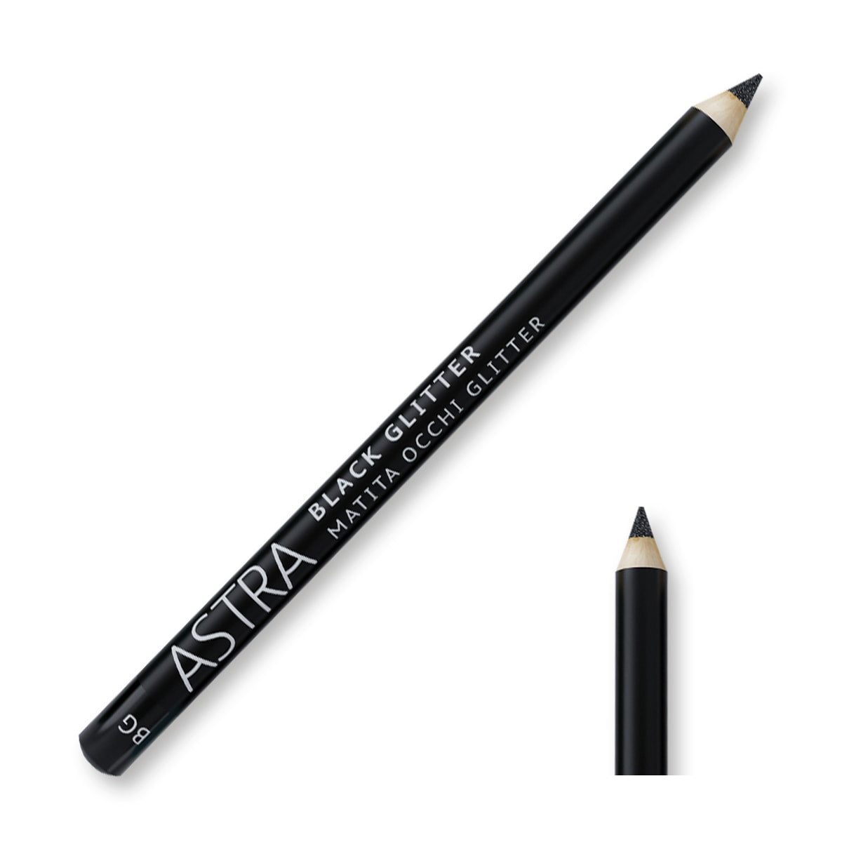 Black Glitter Eye Pencil