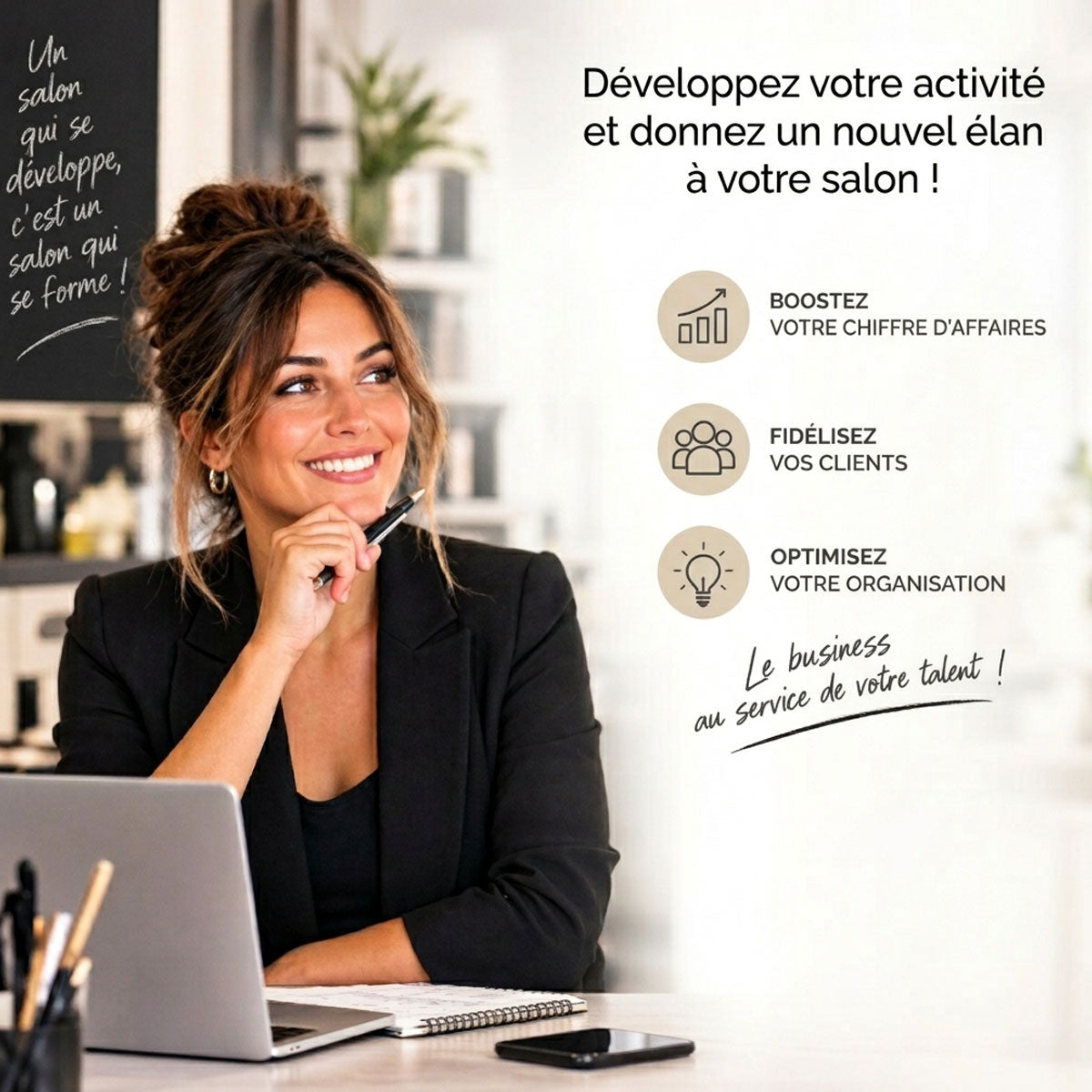 DEVELOPPER SON SALON