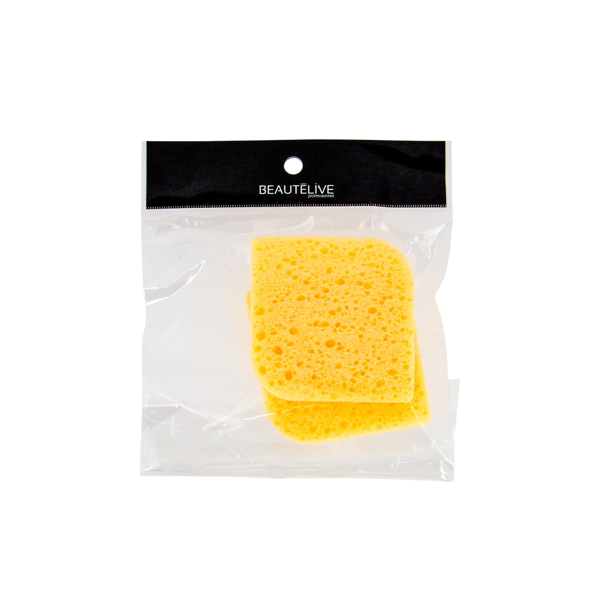 Oval natural facial sponges x2