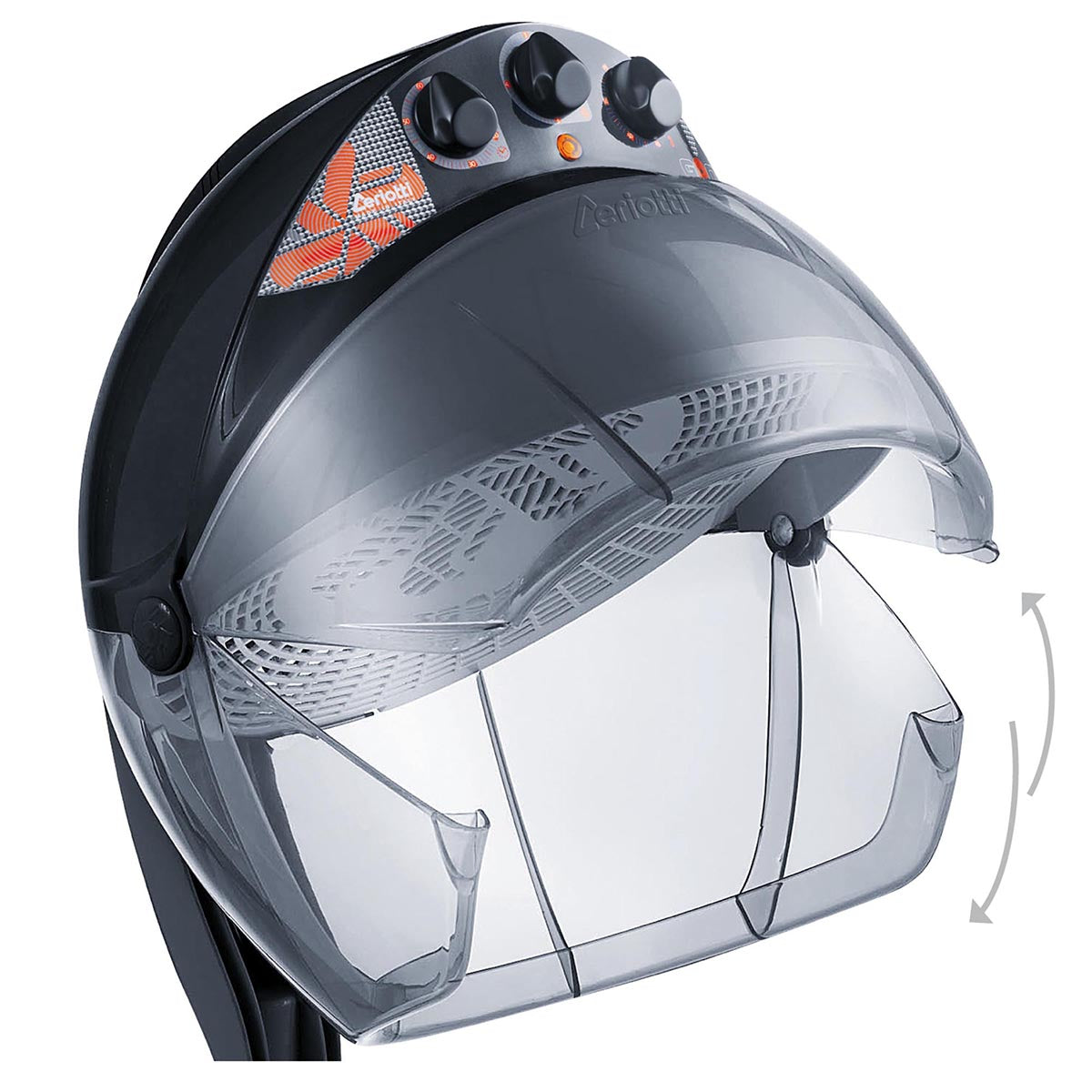 Gong 2-speed helmet on arm, ref E13213 Black