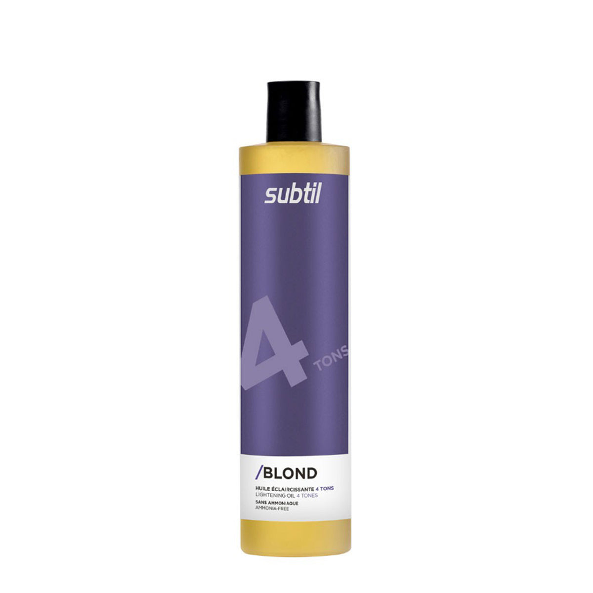 Huile éclaircissante sans ammoniaque 4 tons