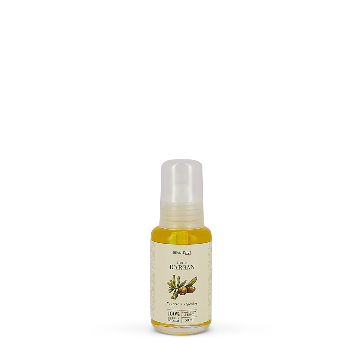 Huile d'argan naturelle 50ml Beautélive