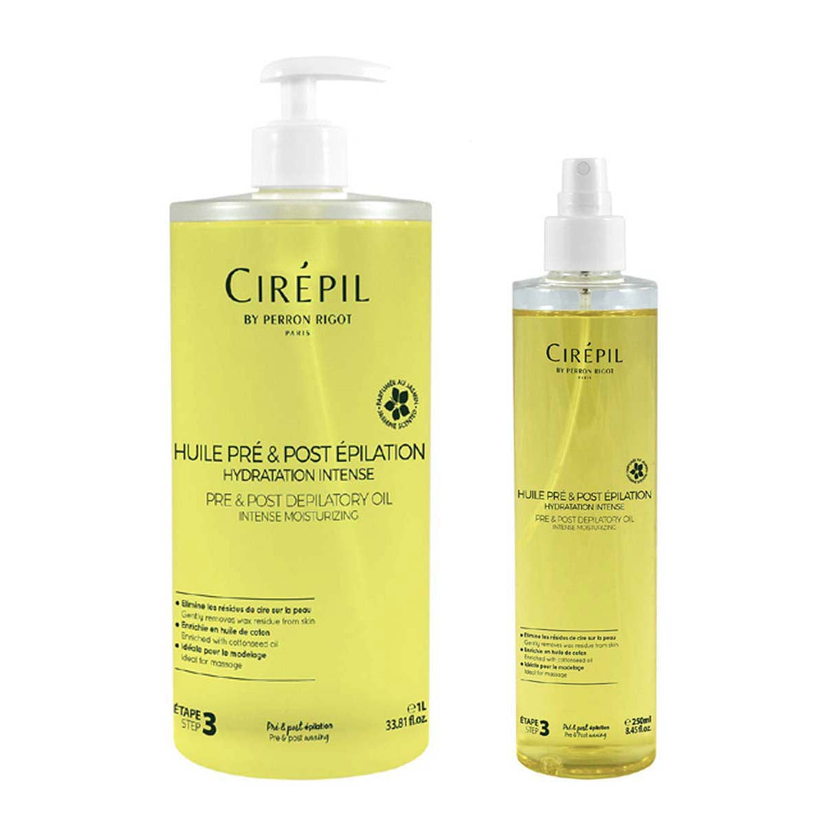 Cirépil Pre and Post Epilation Jasmine Oil - 250ml / 1000ml