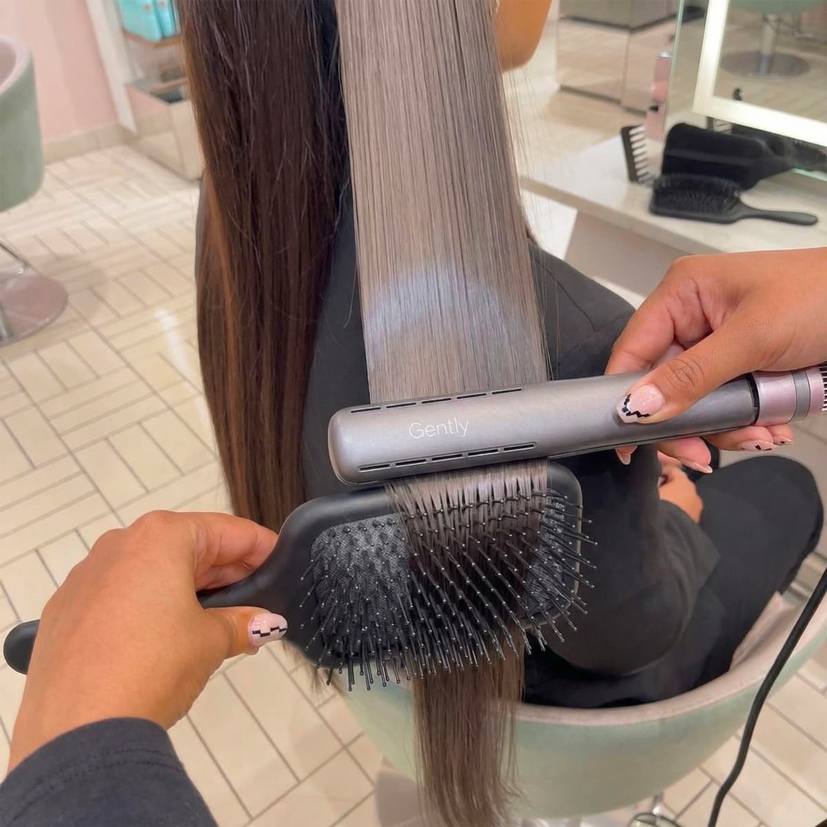 2-in-1 DRY'N'LISS Professional Drying Straightener