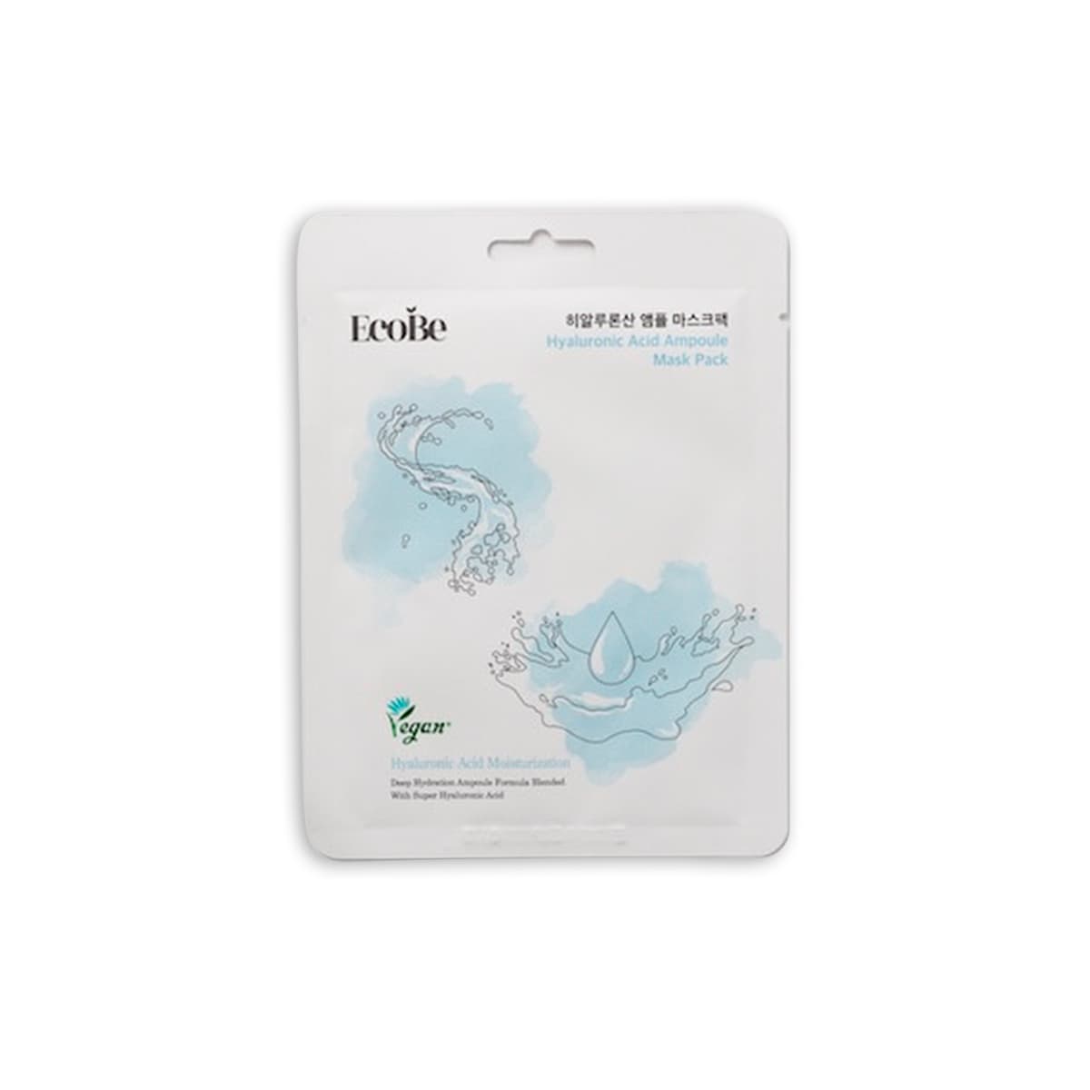 Masque Tissu Vegan Hydratant à l'Acide Hyaluronique