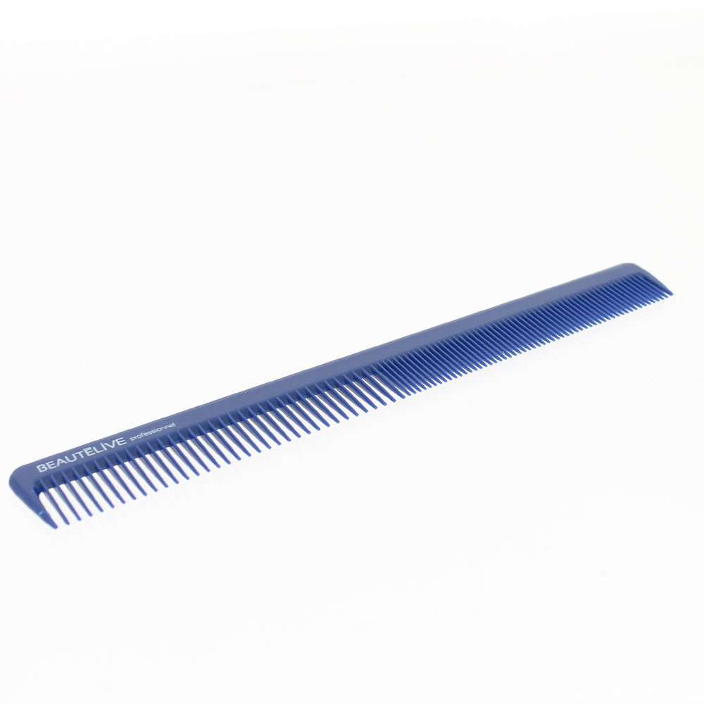 Peigne de coupe ABS en biais 18cm, couleur bleue