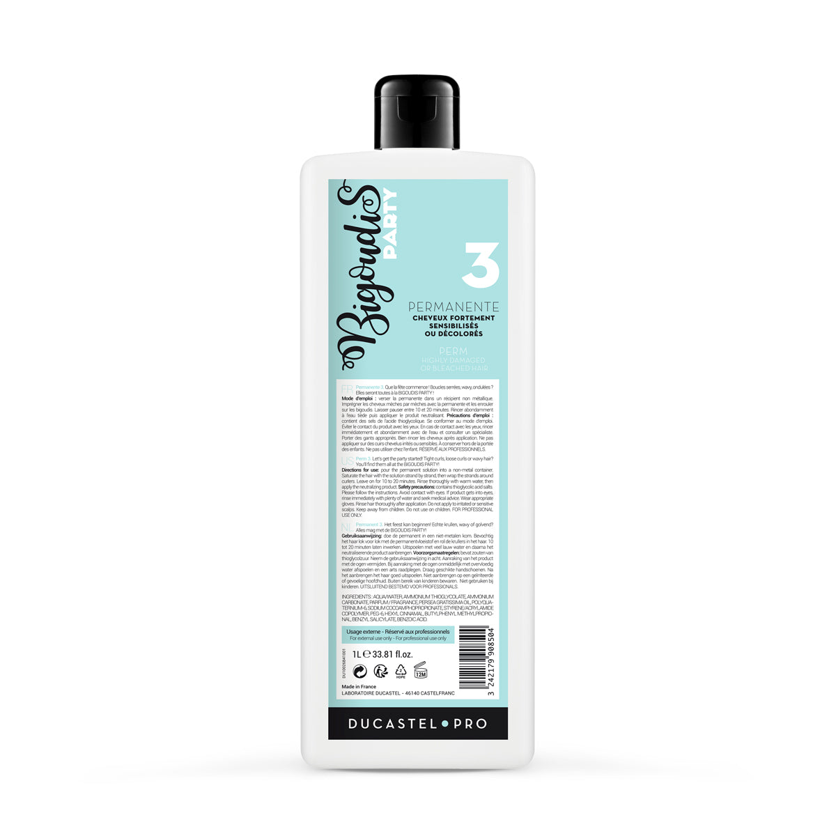 Permanente Bigoudis Party à l'huile d'avocat