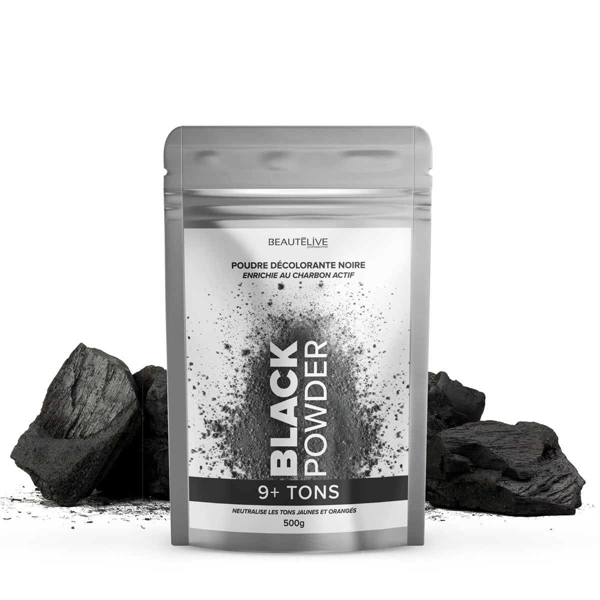Poudre Décolorante Noire au Charbon