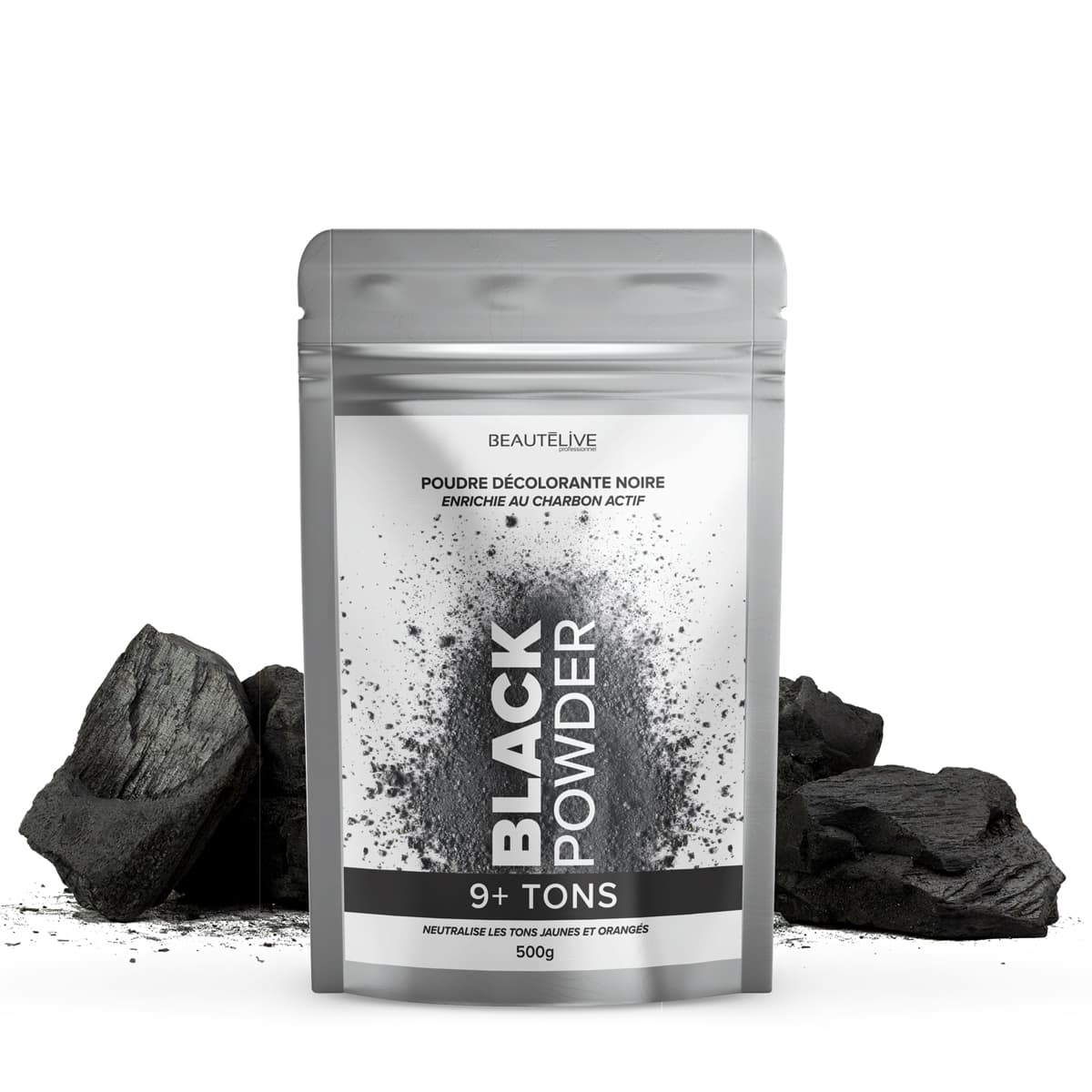 Black Charcoal Bleach Powder