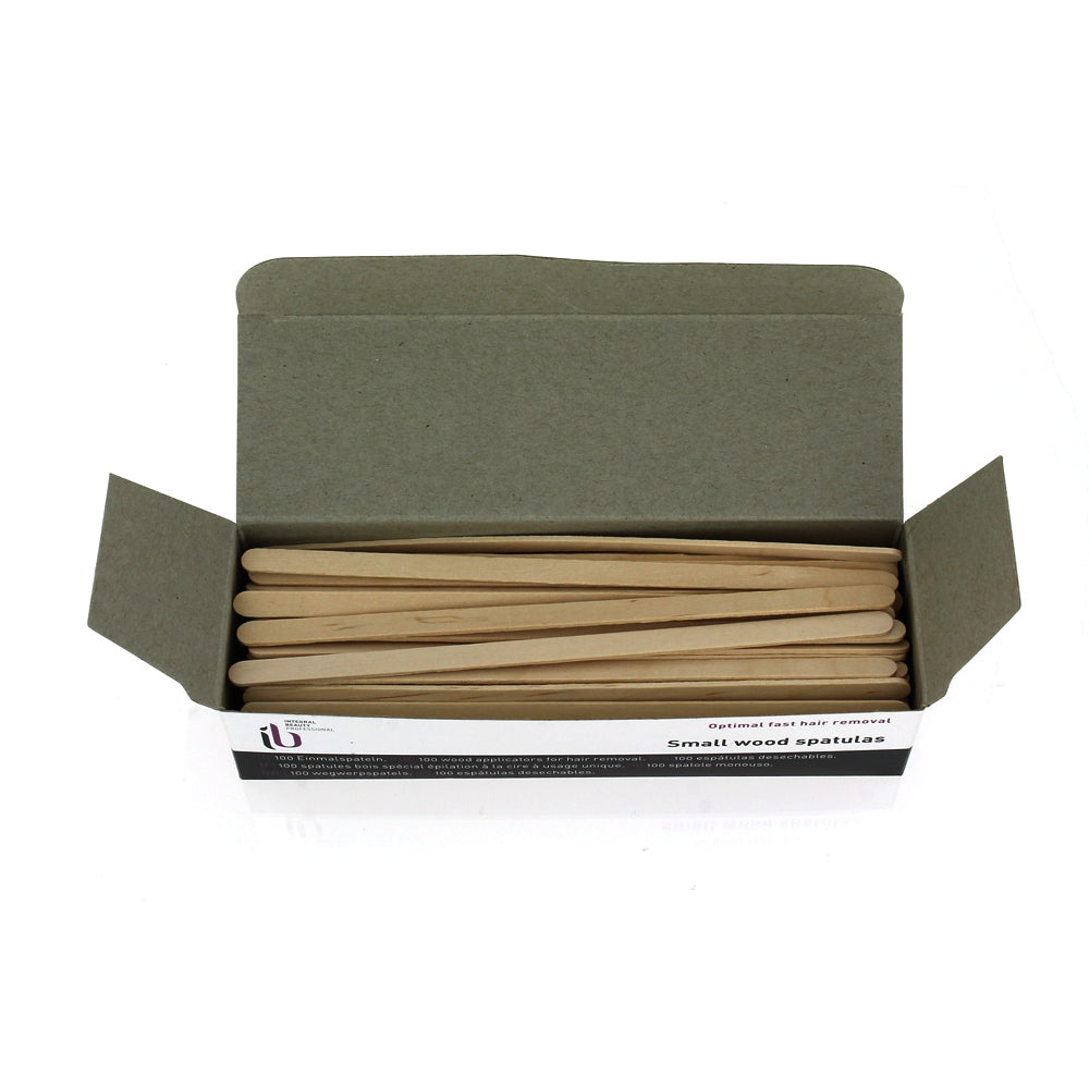 Spatule épilation bois fine 138x5mm x100