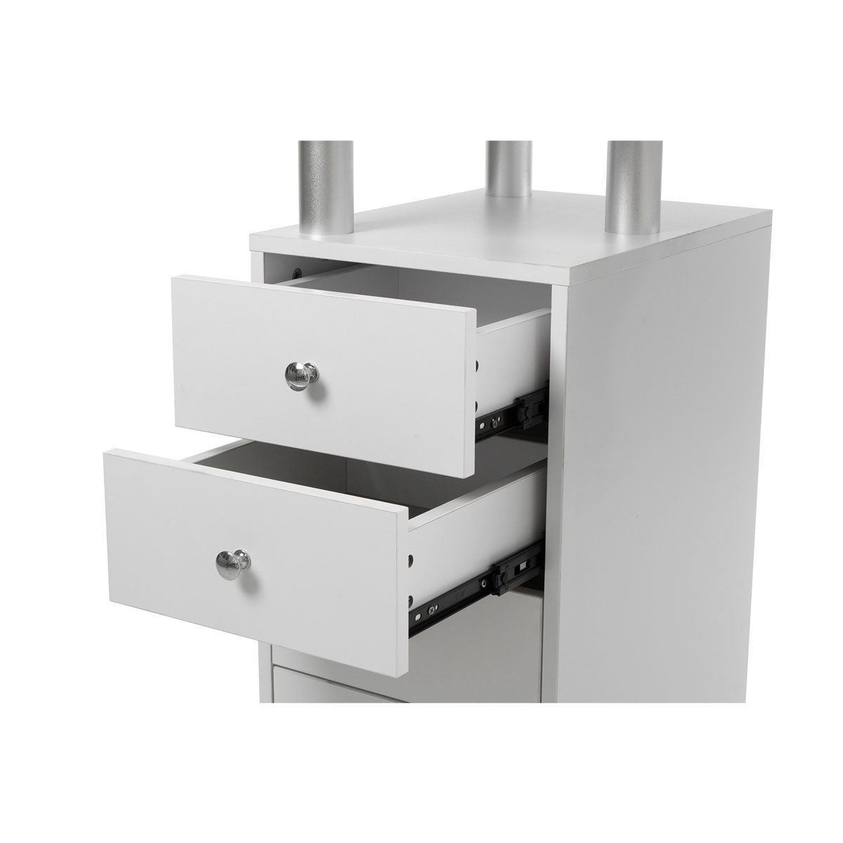 Table Manucure DISTAL 2 caissons Bois Blanc