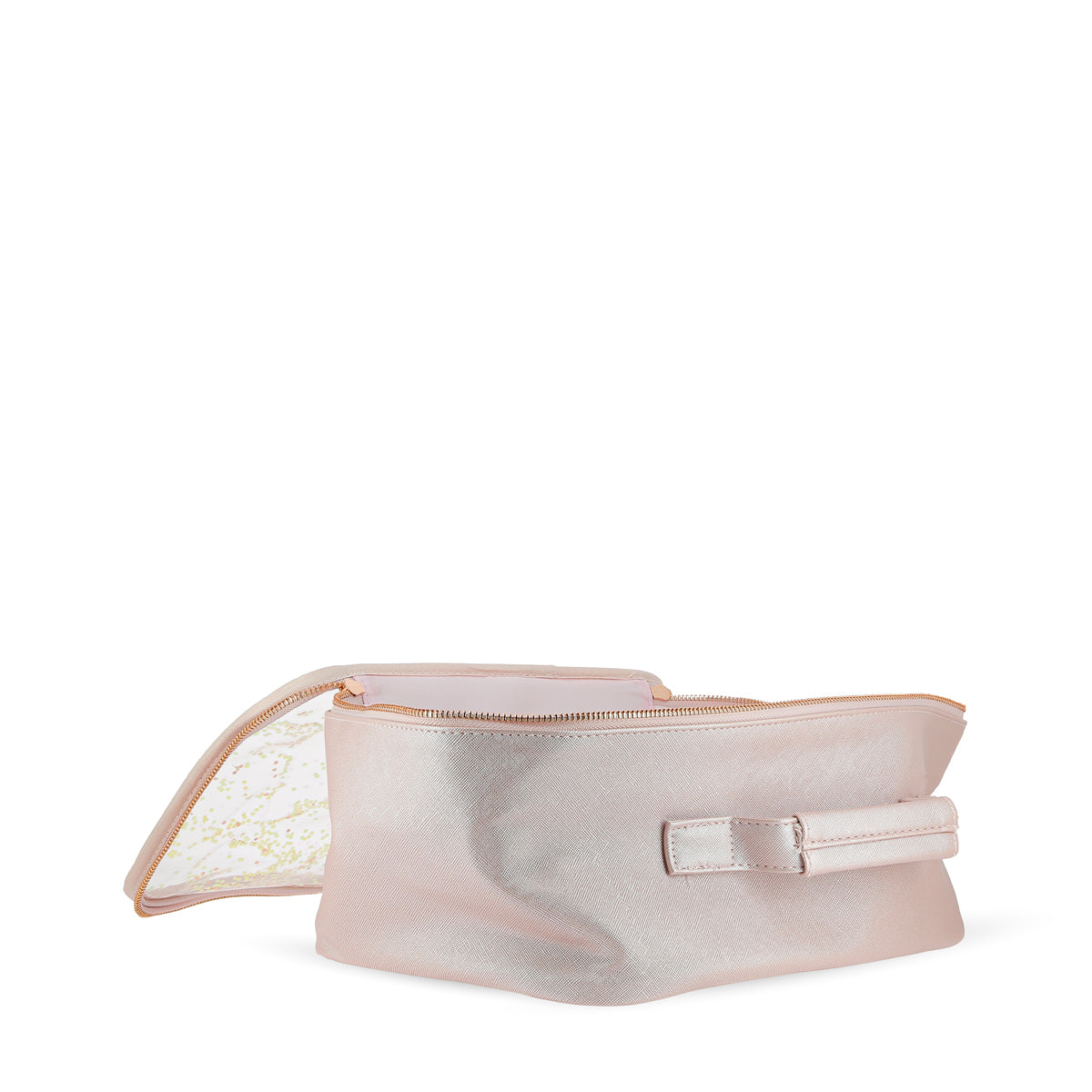 Beautélive Pink Glitter PVC Pencil Case