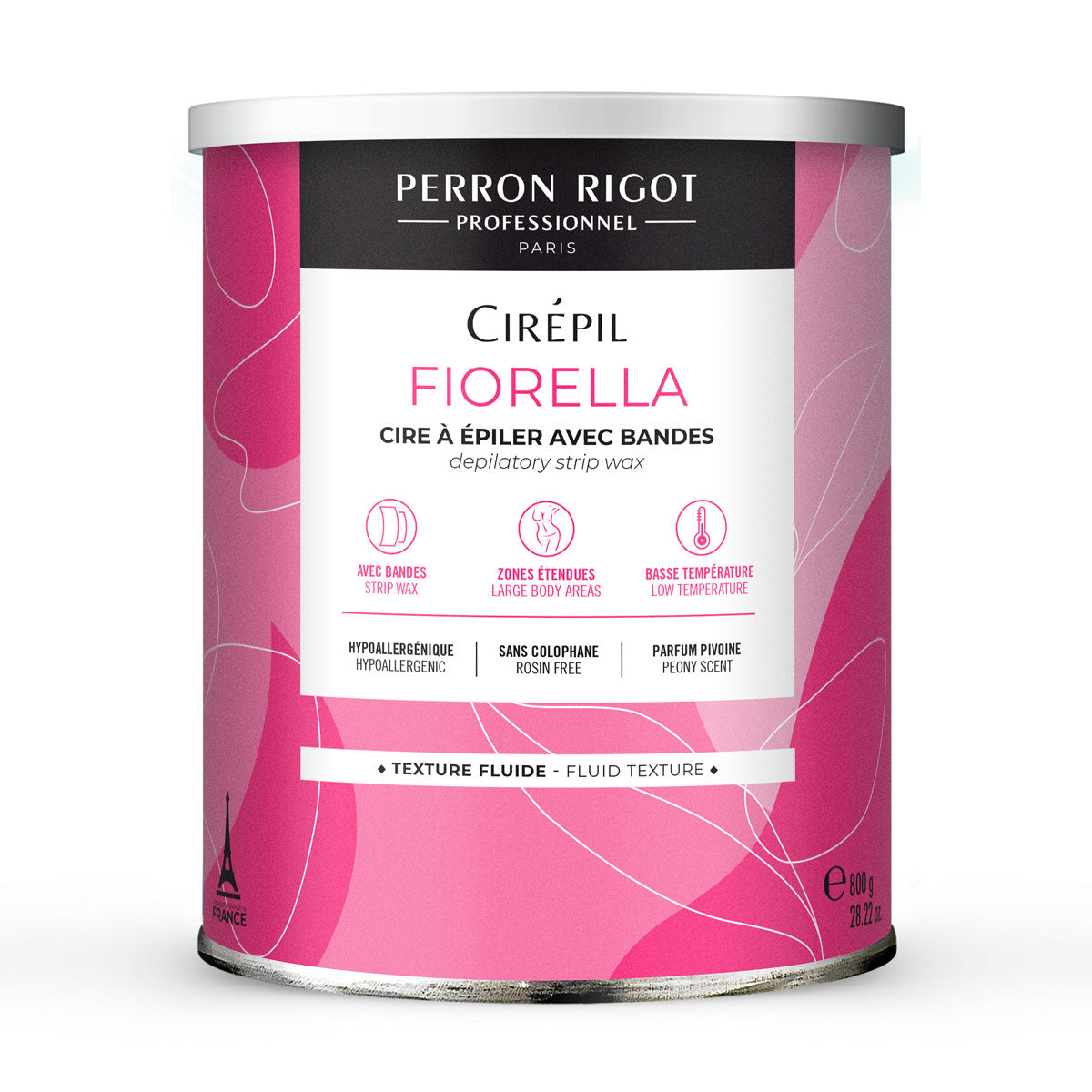 Cire épilatoire liposoluble en pot Fiorella Cirépil