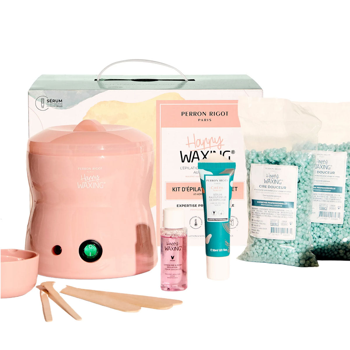 HAPPY WAXING Complete Hair Removal Kit