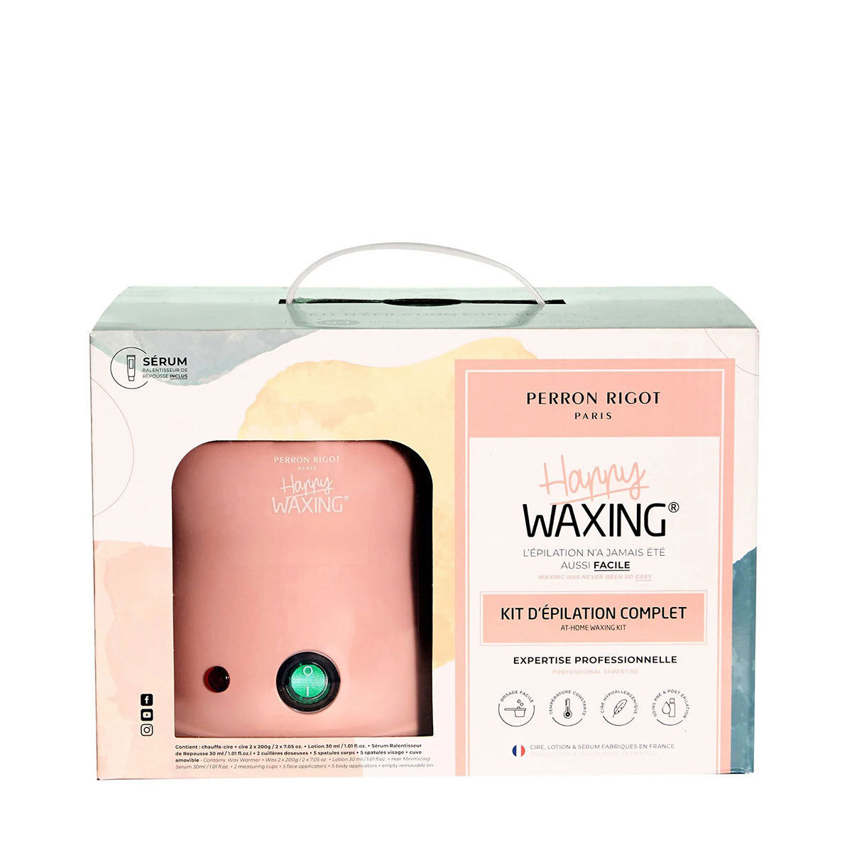 HAPPY WAXING Complete Hair Removal Kit