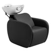 Lazzaro Fix Black Skai Shampoo Bowl