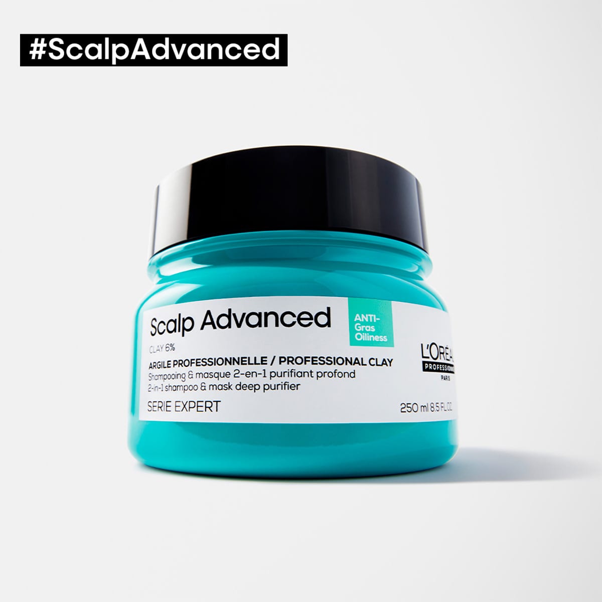 Shampoing & Masque à l'Argile 2 en 1 Purifiant Scalp Advanced