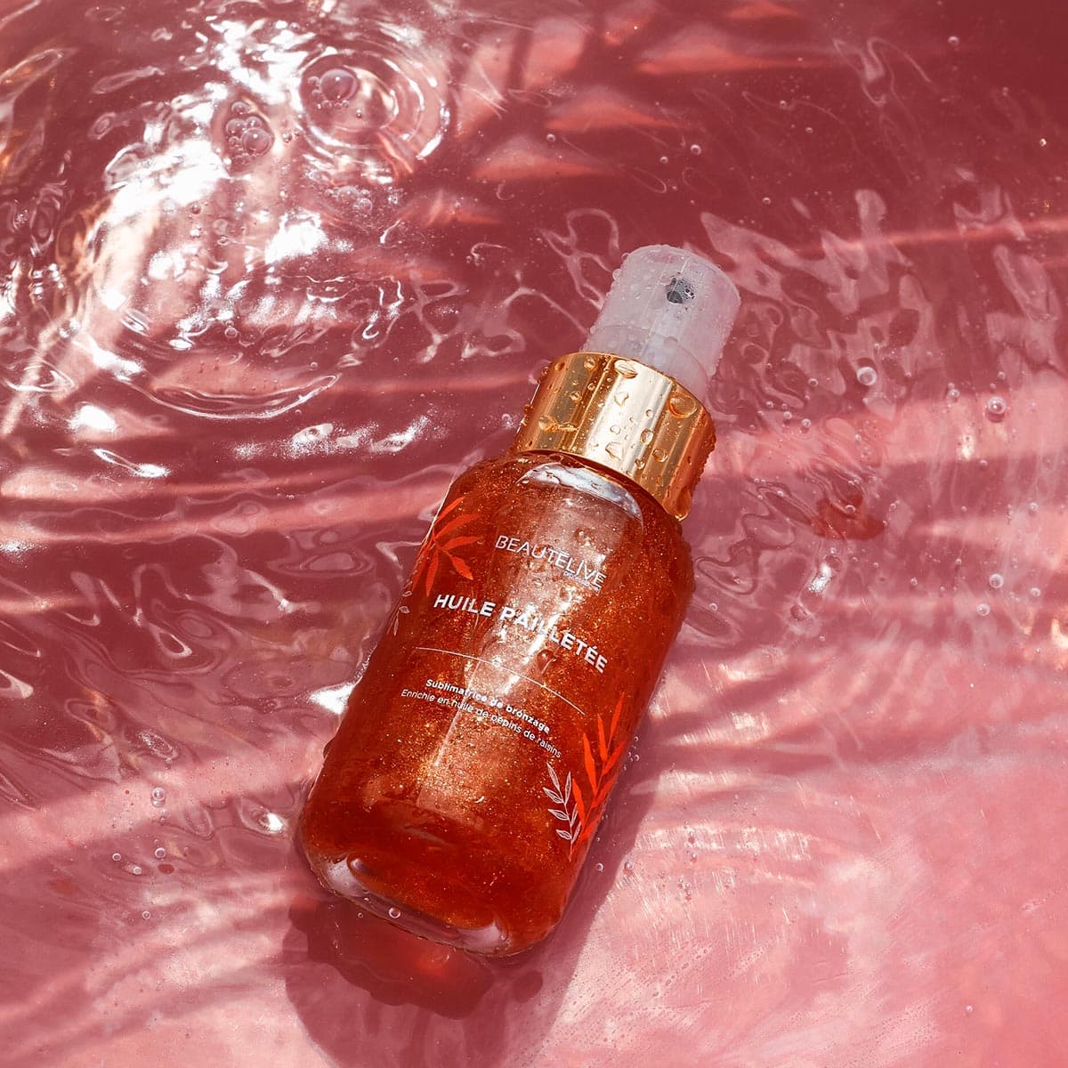 Huile Pailletée Sublimatrice de Bronzage