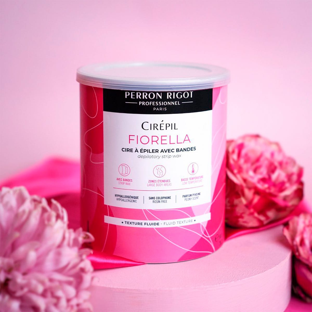 Cire épilatoire liposoluble en pot Fiorella Cirépil