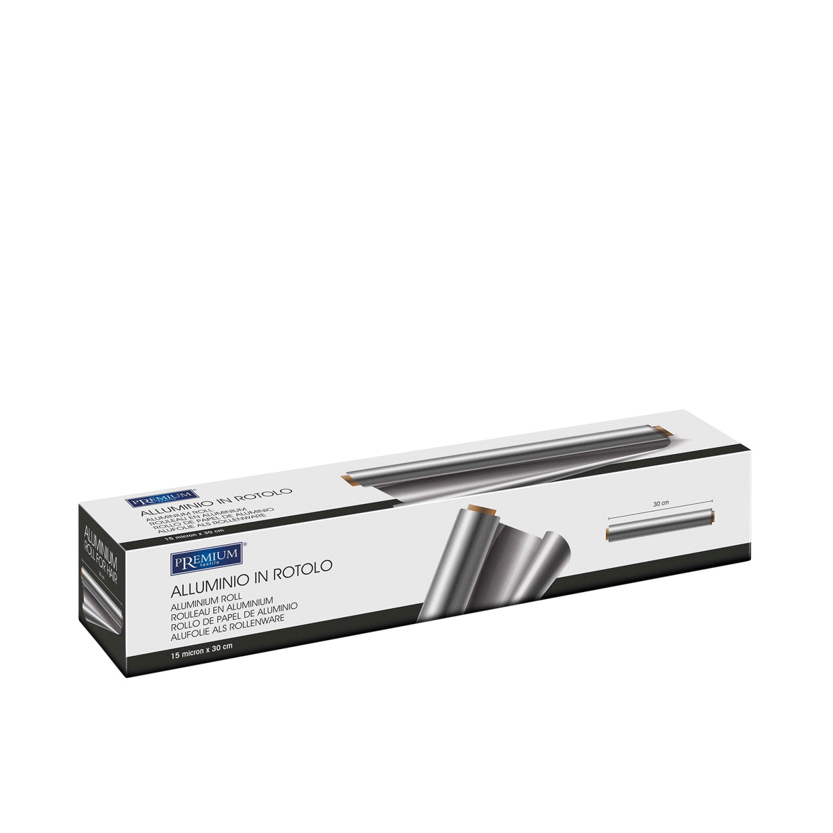 Aluminum foil 30cm x 80m x 15 microns