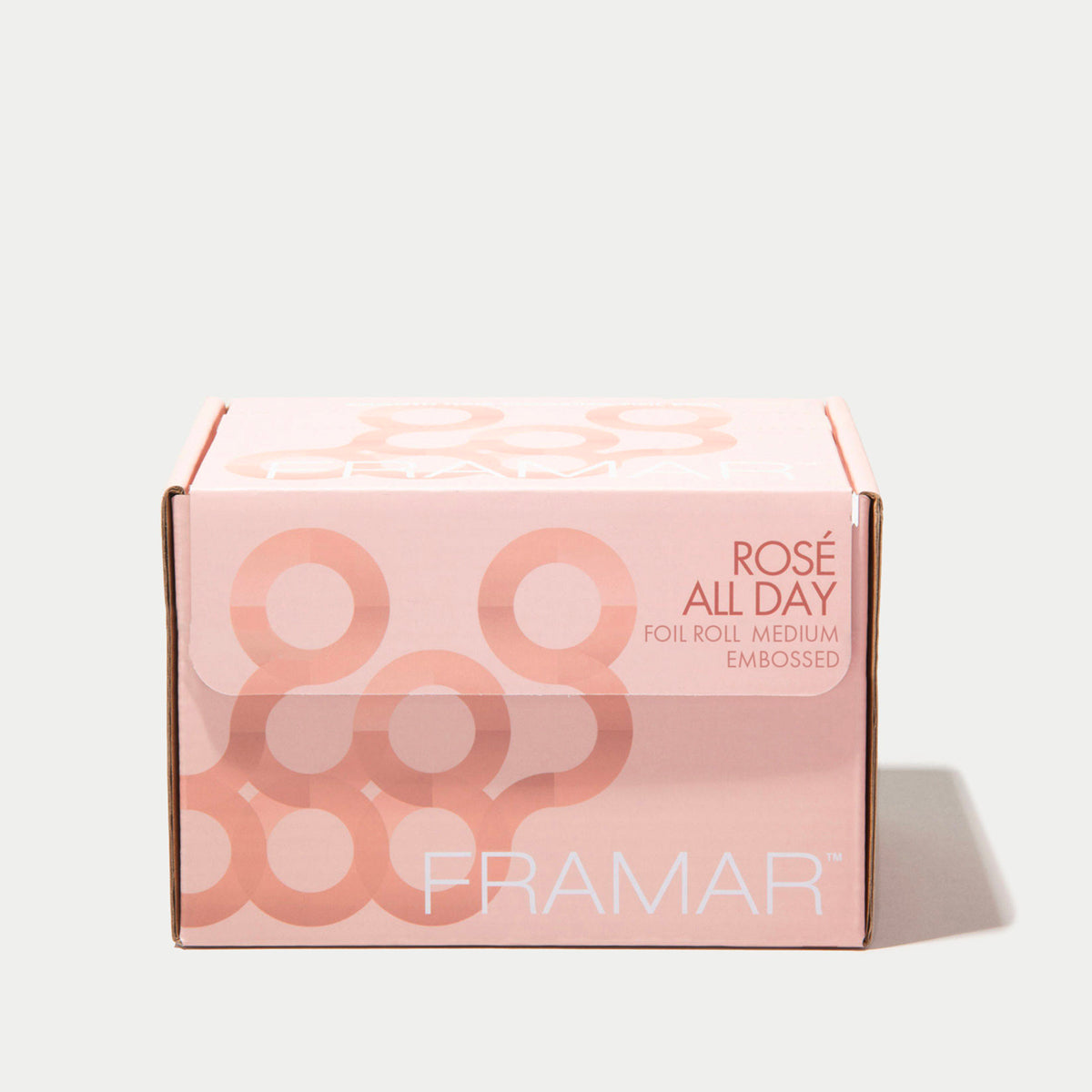 Alu Gaufré Rose 10cmx100mètres