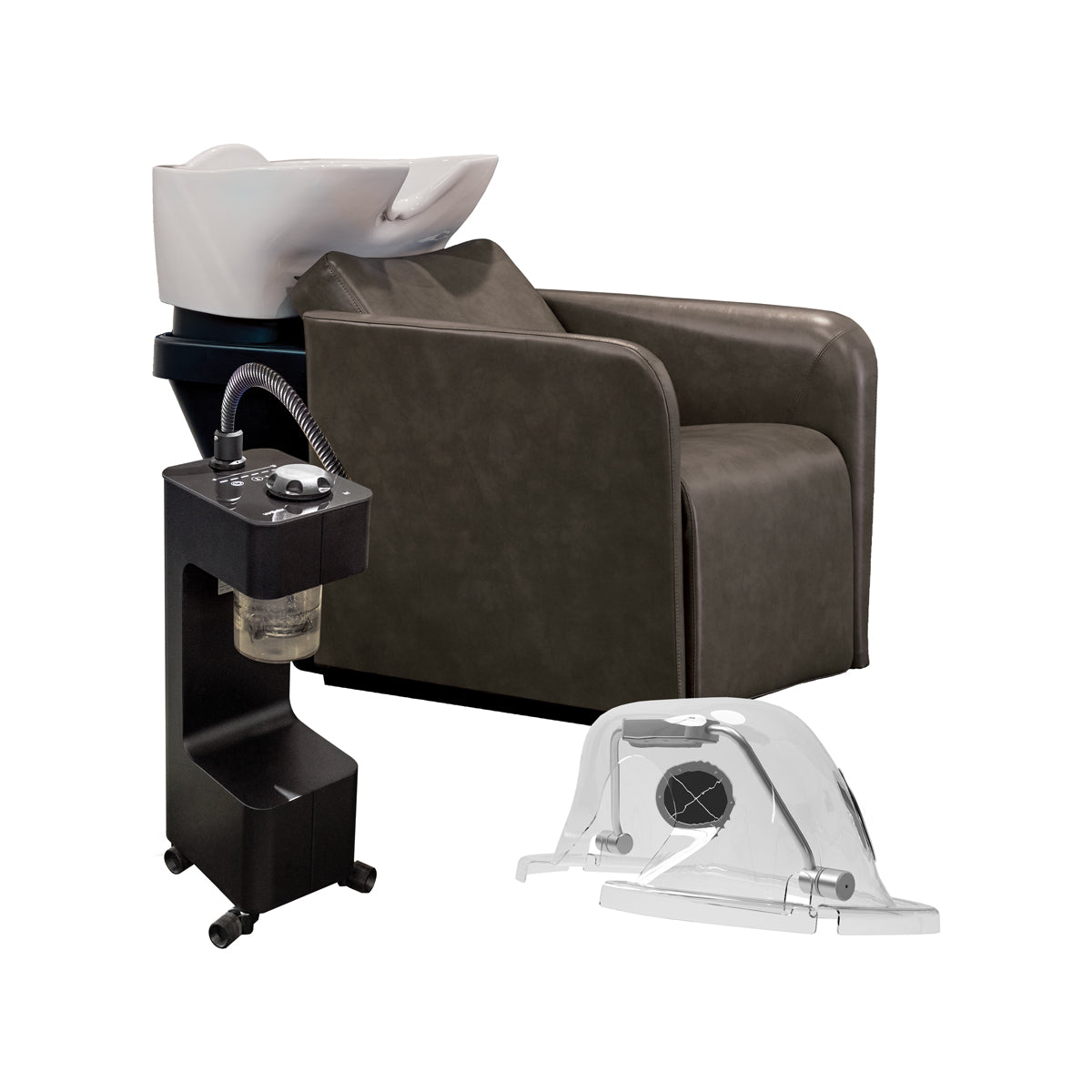 Alu Wash Comfort basin + Shirodara Igloo + Vapomist 1