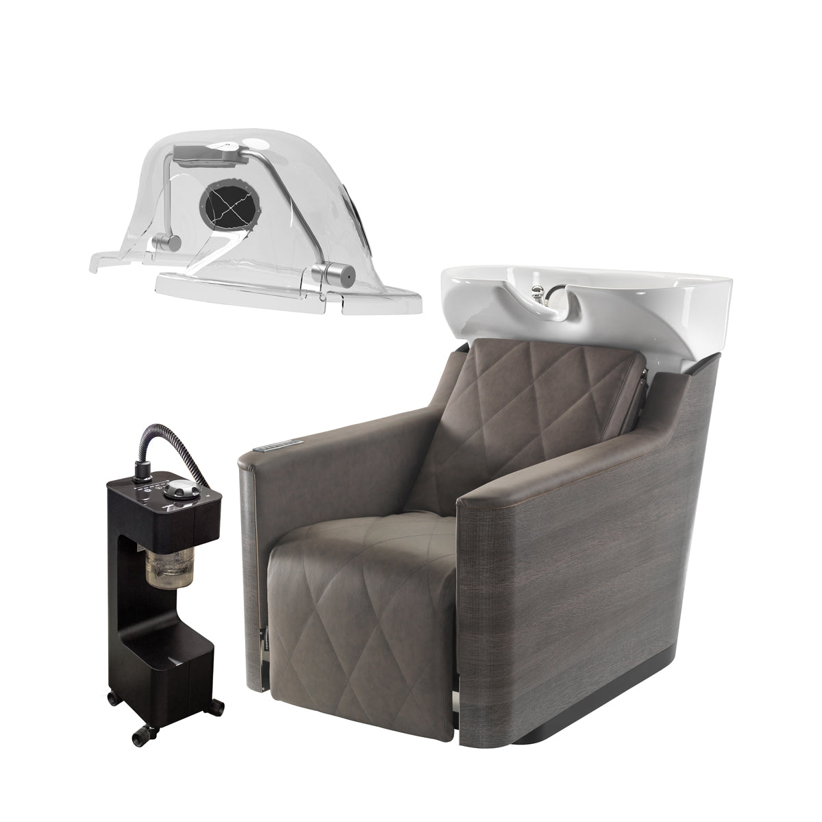 Bac GREEN STAR CLASS Air Massage + Vapomist + Igloo Shirodara + Skaï B&C Bois Fronda Dark