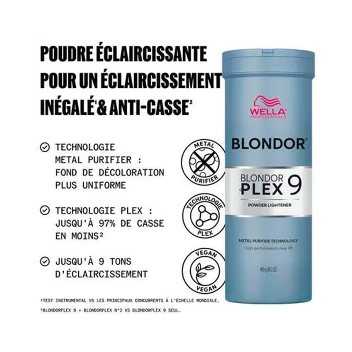 Poudre Décolorante 9 Tons Blondorplex Sachet