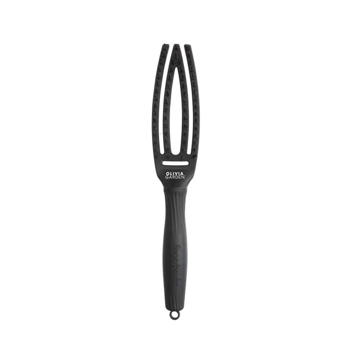 Brosse FINGERBRUSH Noir Poils Nylon & Sanglier
