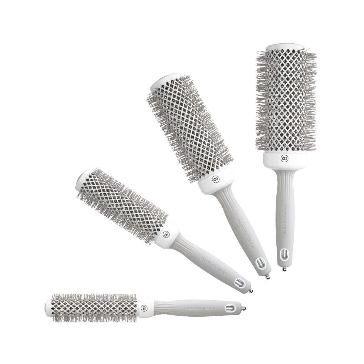 Expert Blowout Brush Speed White & Grey