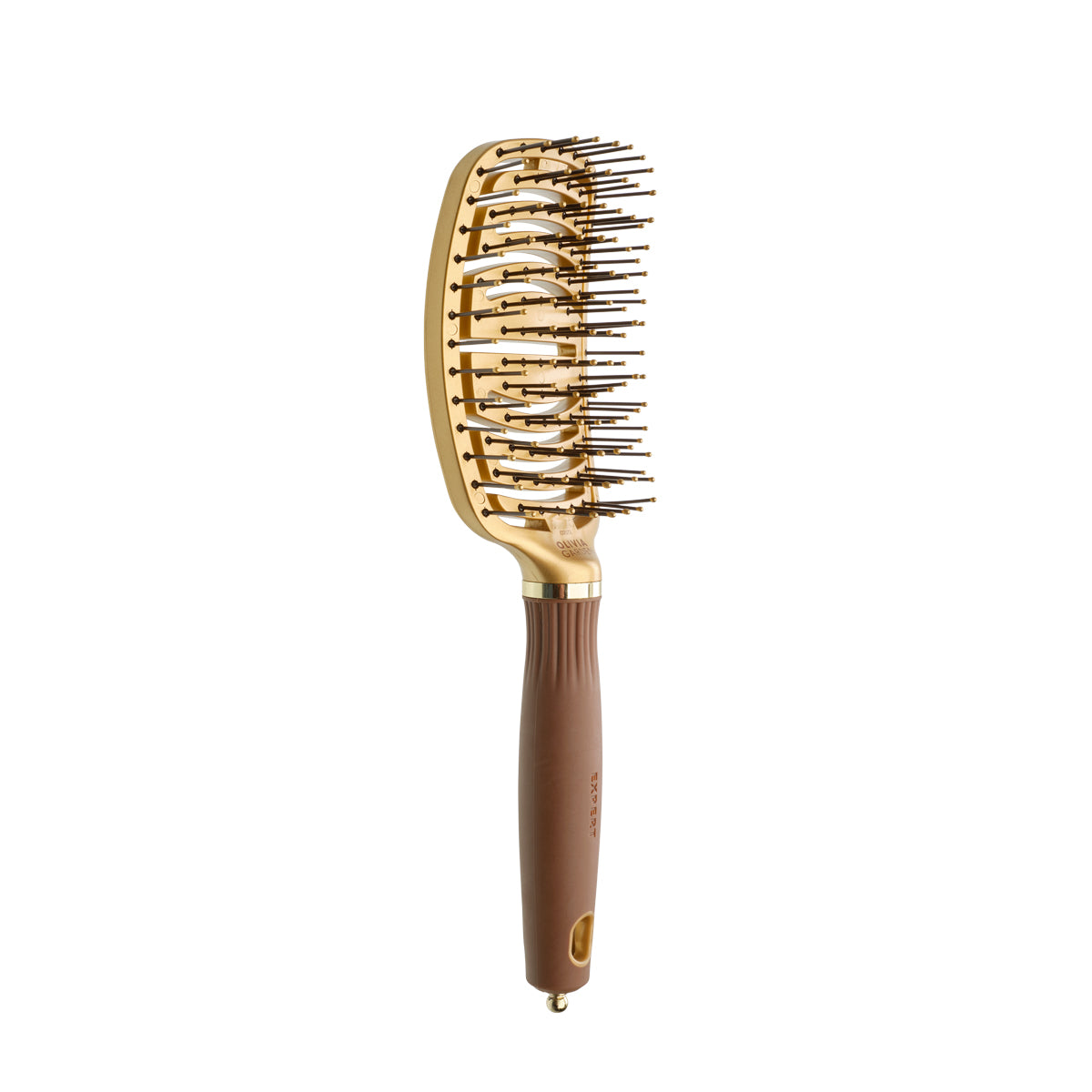 Expert Care Flex Gold & Brown Nylon Brush