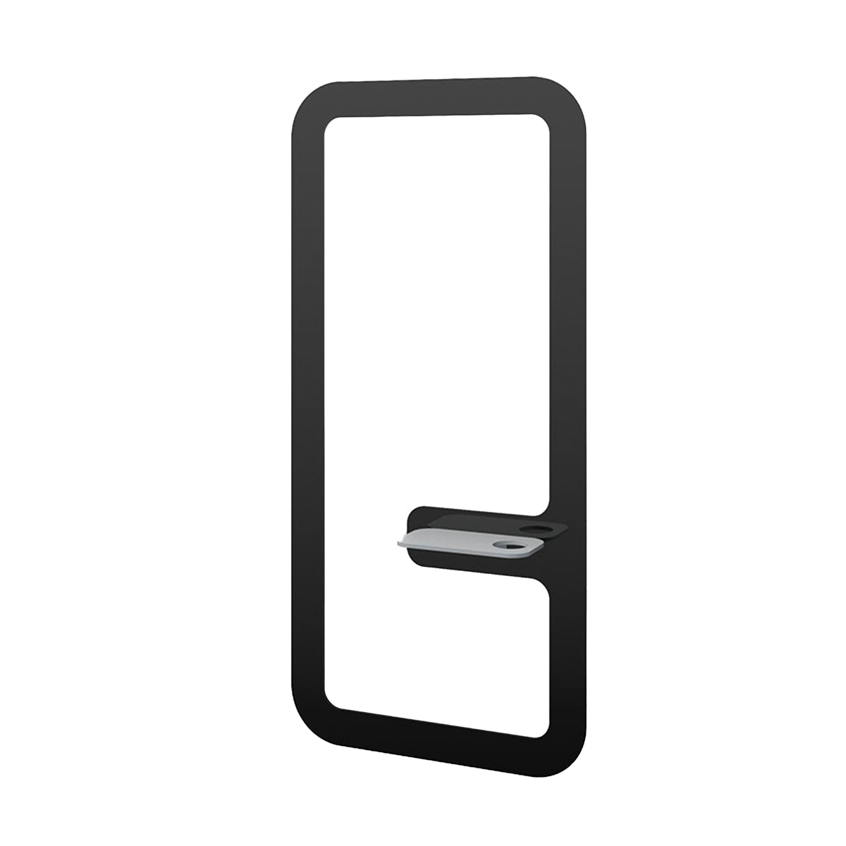 Coiffeuse POPPY B Noire Eclairage LED