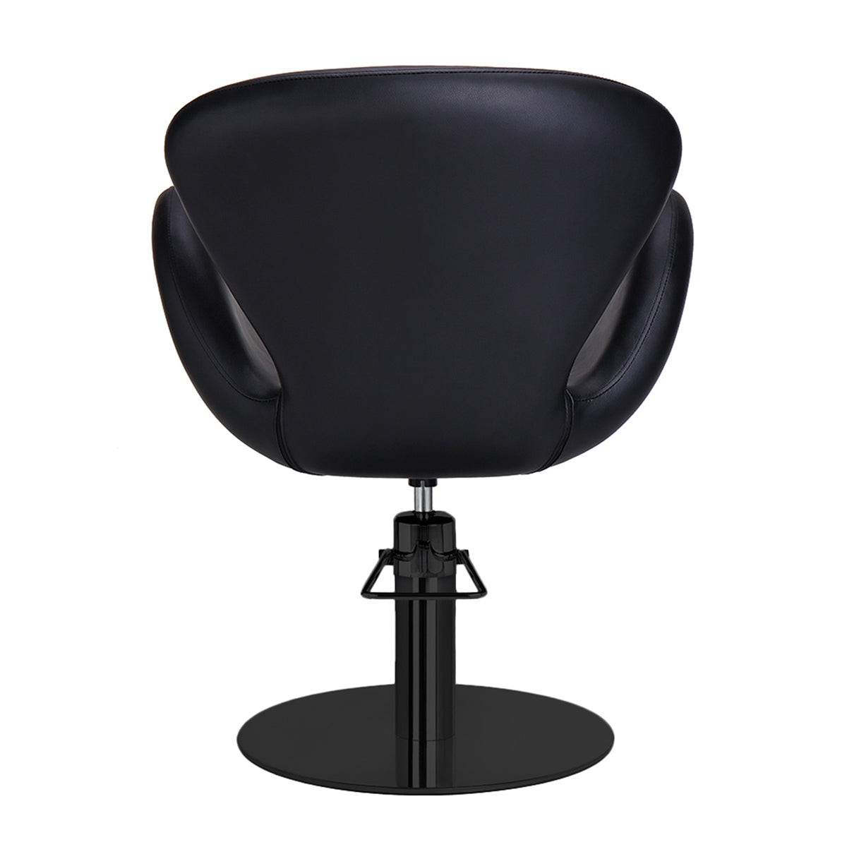 Fauteuil de Coiffure CHLOE BR Noir Base Ronde Noire