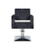 Fauteuil de Coiffure Christy Noir Base Carrée