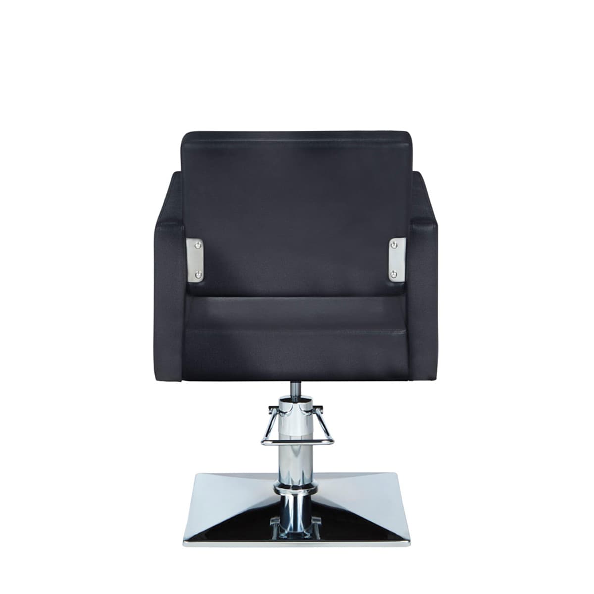 Fauteuil de Coiffure Christy Noir Base Carrée