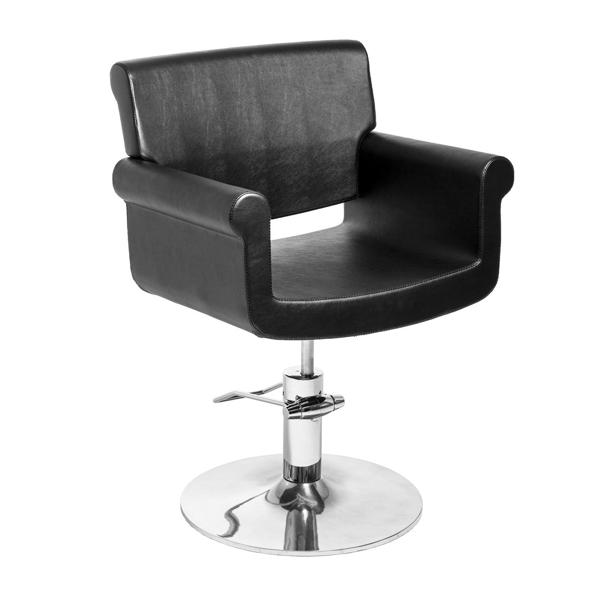 MONIQUE Black Armchair Block Base