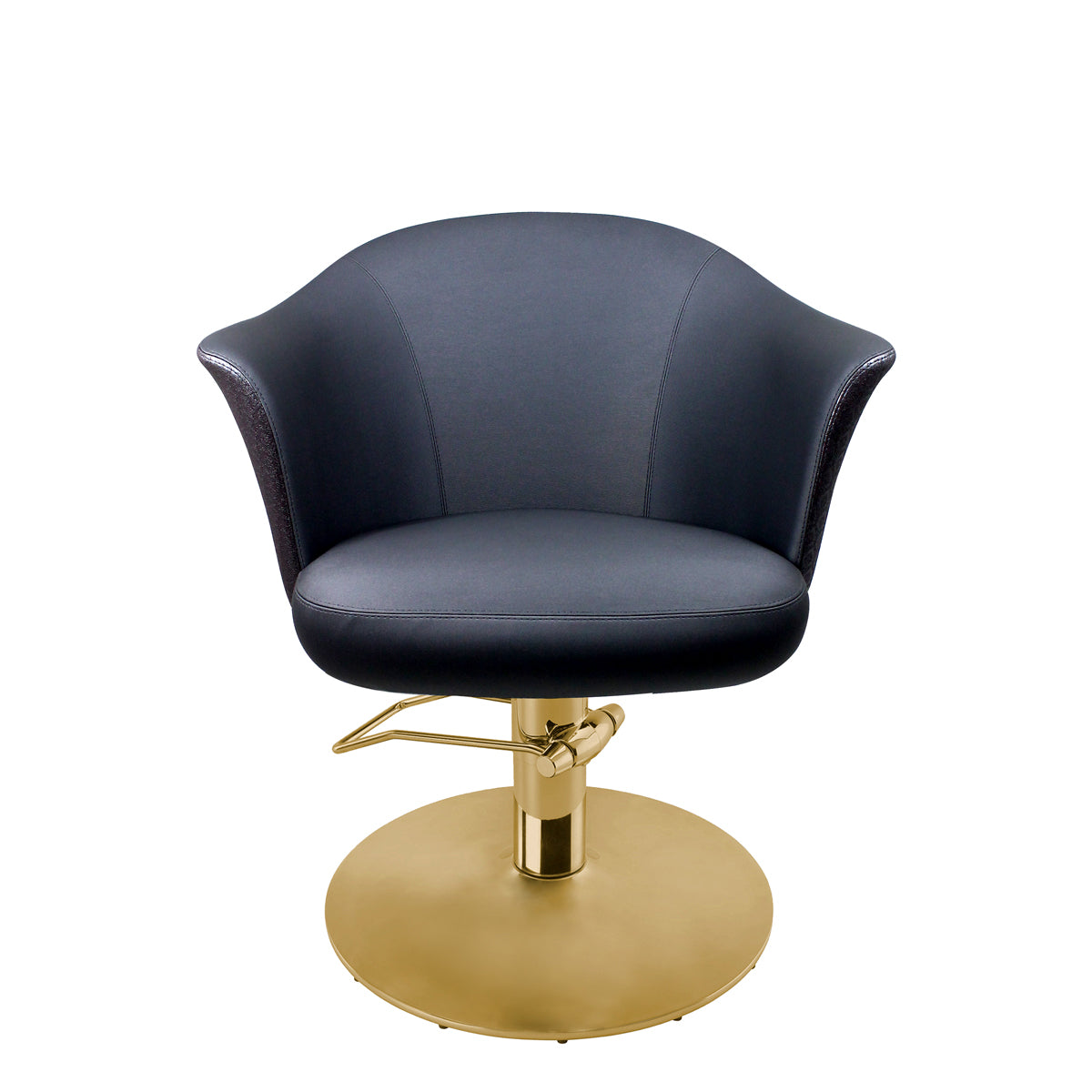 EUFEMIA Hairdressing Chair Gold Mare Block Base