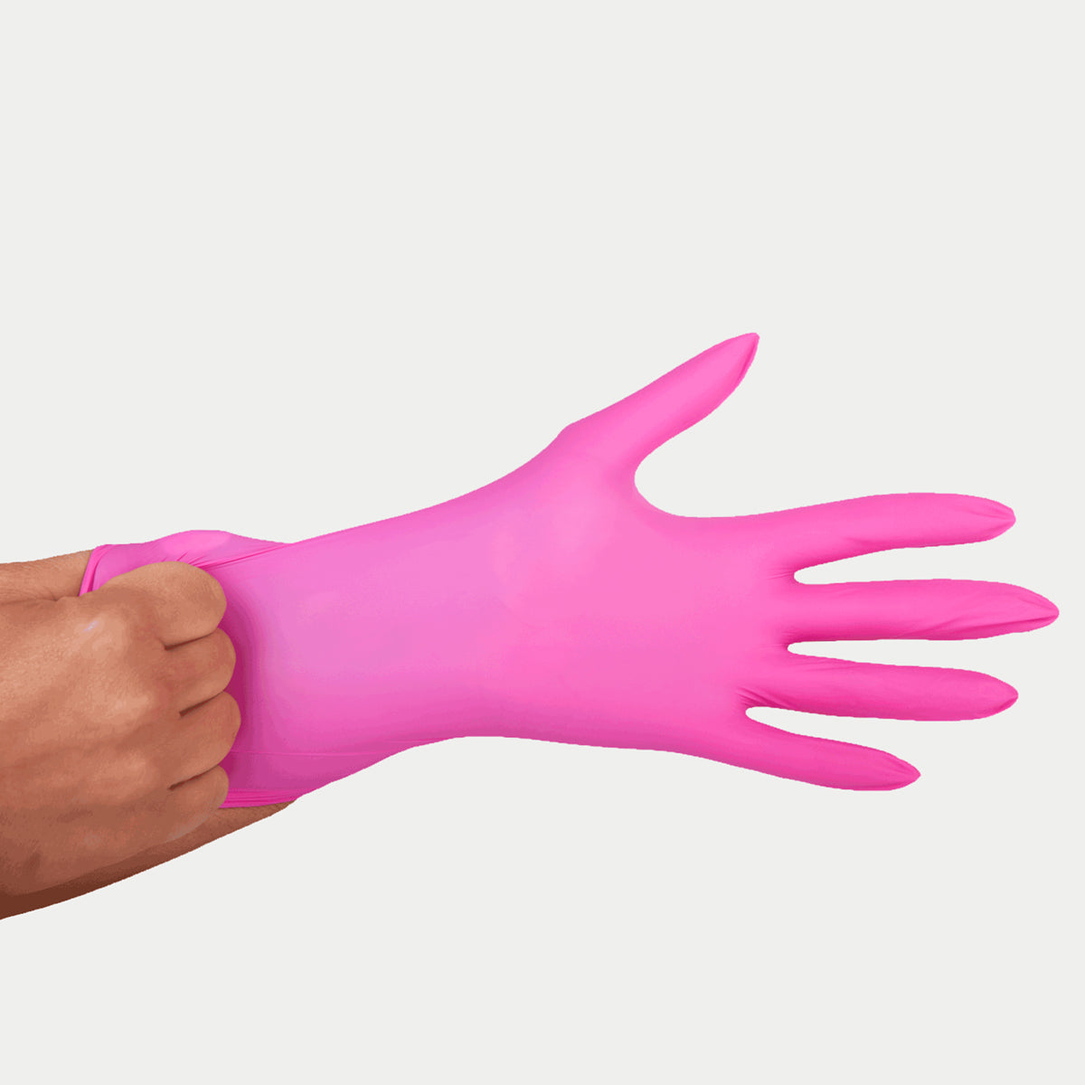 PINK PAWS Nitrile Gloves X100