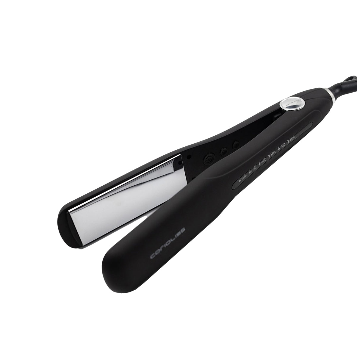 Wide Black Soft Touch Straightener