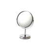 Chrome Round Magnifying Pedestal Mirror X10 Magnification 15cm Diameter