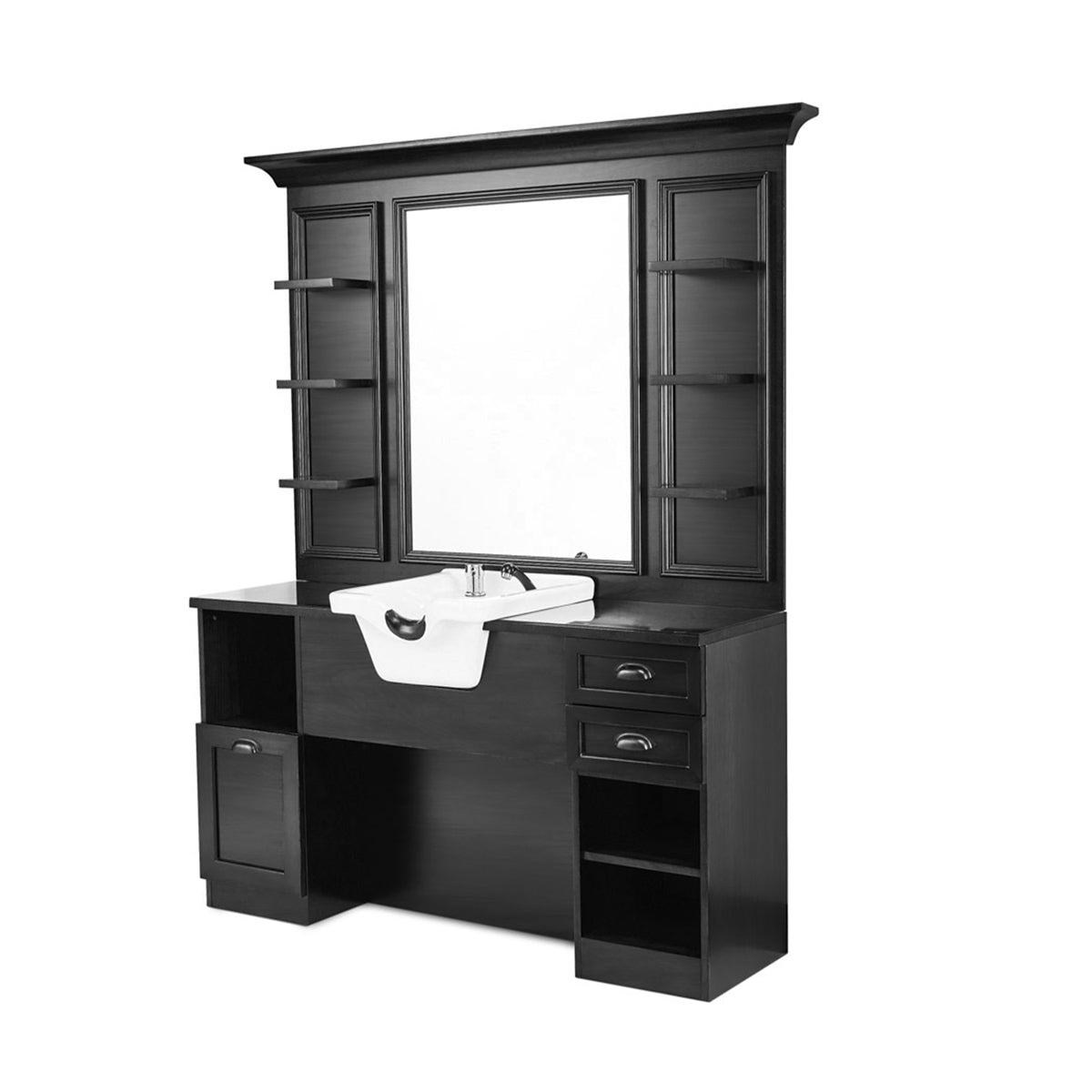 Meuble Barbier JULES avec Cuvette Blanche